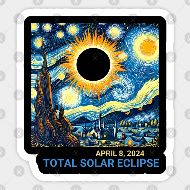 Total Solar Eclipse 2024 Sticker by SonyaKorobkova